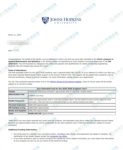 ohns Hopkins University - 2025