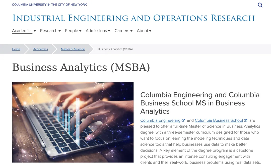 美研Business Analytics顶尖项目盘点(图7) 美研Business Analytics顶尖项目盘点(图7)